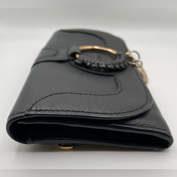 See By Chloe - Hana Long Wallet Bifold | Gold Hardware - Braided Ring & Key - Picture 6 of 16